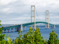 The Great Lakes Tour - Munising, MI > Mackinaw City, MI